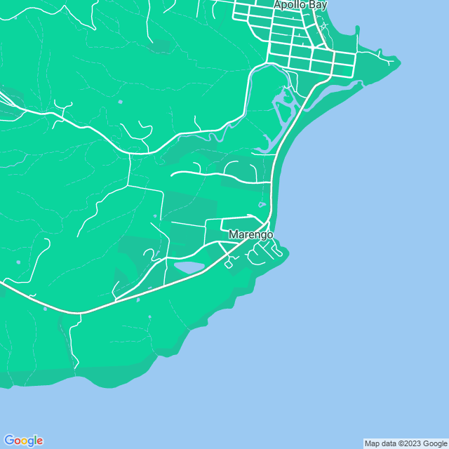Map showing the location of Reef Panorama in Marengo, VIC 3233