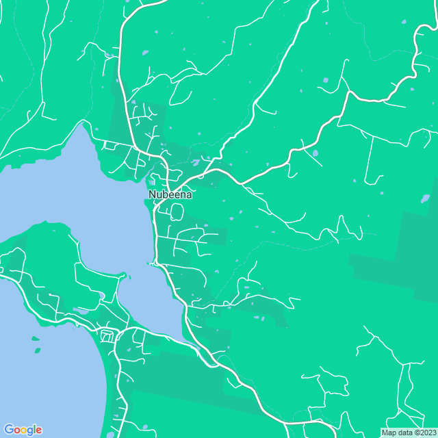 Map showing the location of Webilicious in Nubeena, TAS 7184