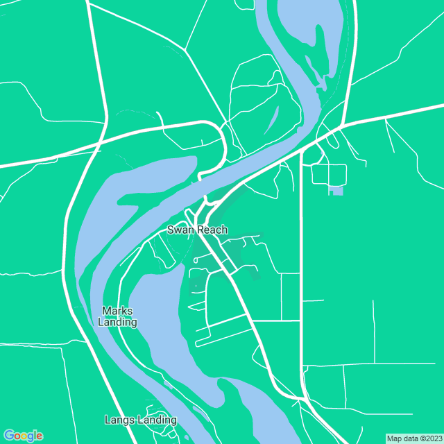 Map showing the location of Riverview Takeaway in Swan Reach, SA 5354