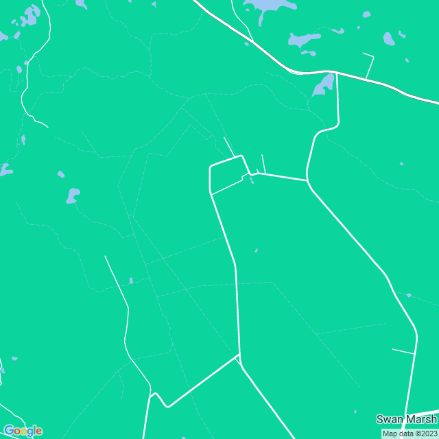 Map showing the location of Swan Marsh Primary School in Swan Marsh, VIC 3249