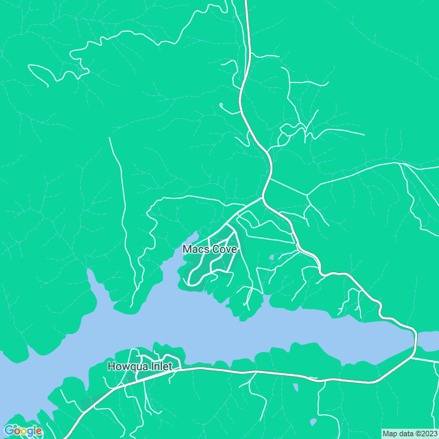 Map showing the location of Willowlake in Macs Cove, VIC 3723