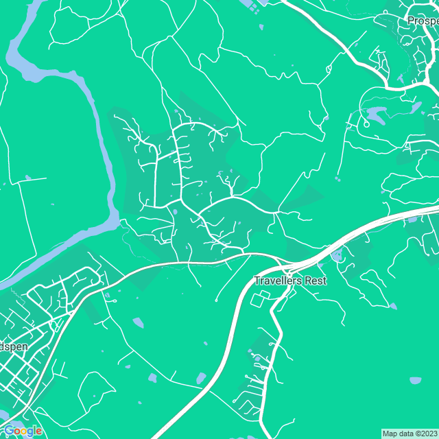 Map showing the location of David Gerke in Travellers Rest, TAS 7250