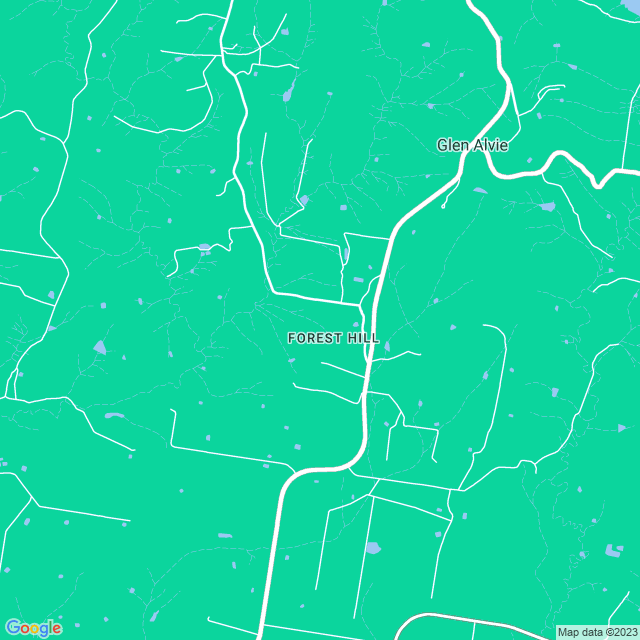 Map showing the location of Patchwork Maze in Glen Alvie, VIC 3979