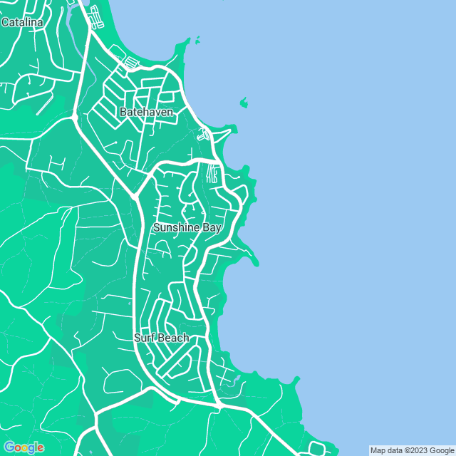 Map showing the location of Apps L & L in Denhams Beach, NSW 2536