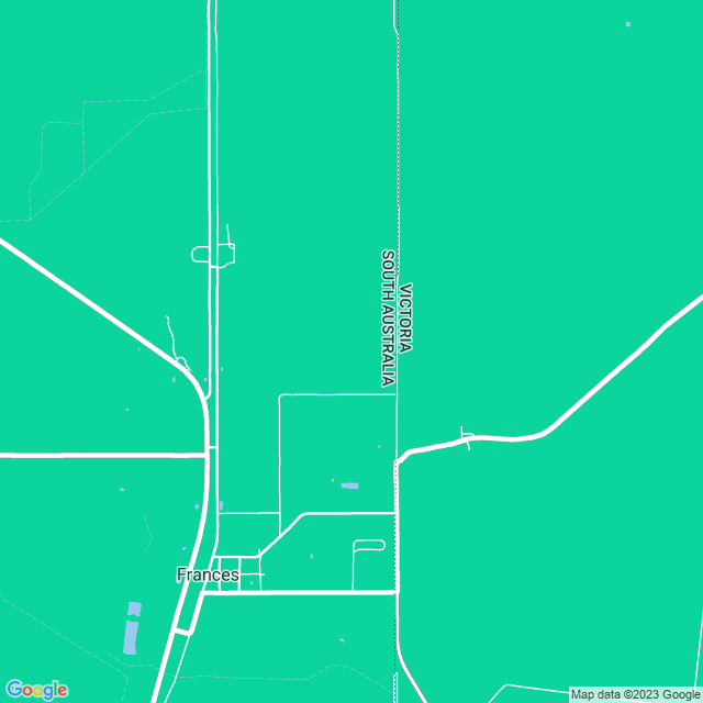 Map showing the location of Frances Primary School in Frances, SA 5262