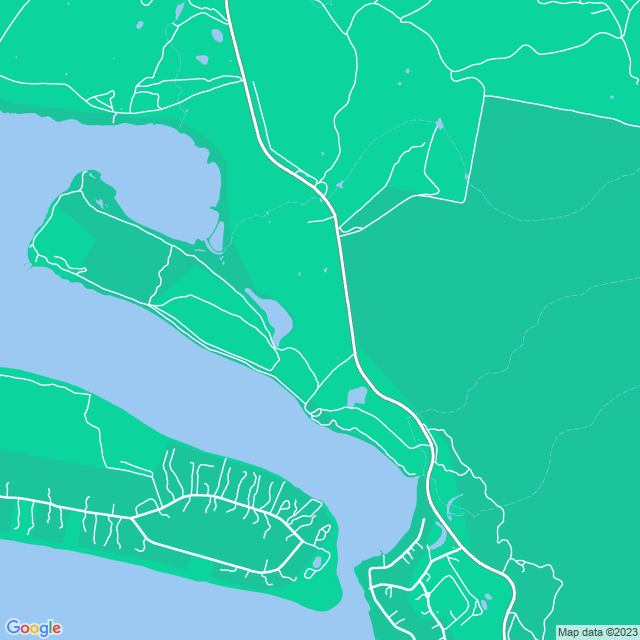 Map showing the location of Puddlehub in Coles Bay, TAS 7215