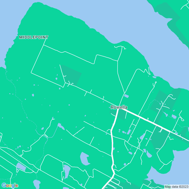 Map showing the location of X in Rowella, TAS 7270