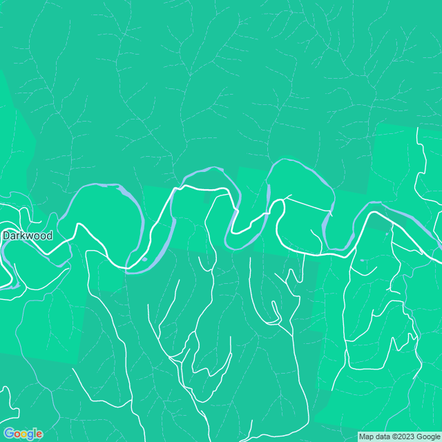 Map showing the location of Diehappy Bridge in Darkwood, NSW 2454
