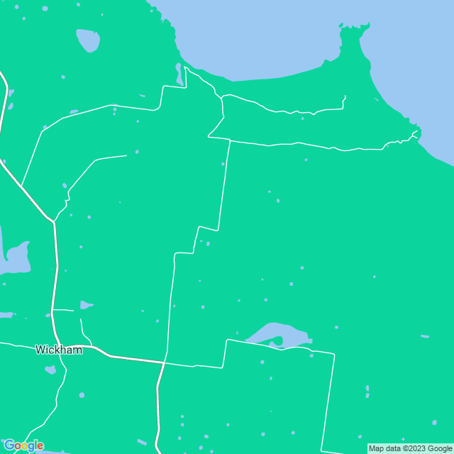 Map showing the location of Rocky Point in Wickham, TAS 7256