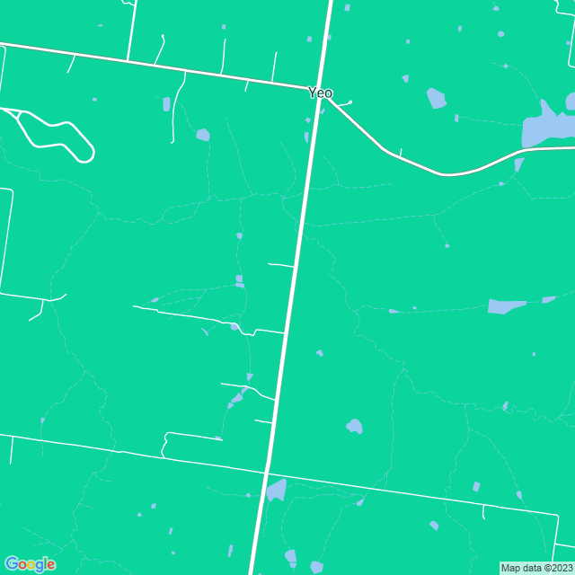 Map showing the location of Annie in Yeo, VIC 3249