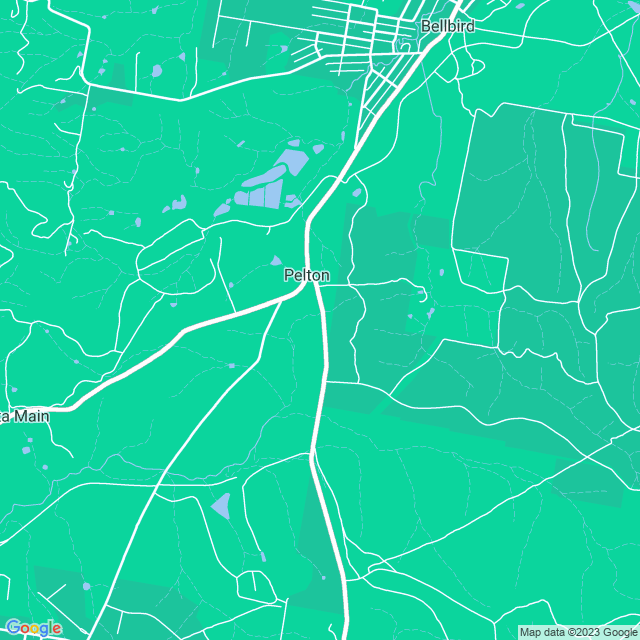 Map showing the location of Austar CHPP in Pelton, NSW 2325