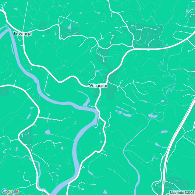 Map showing the location of Stuart Design in Wirrimbi, NSW 2447
