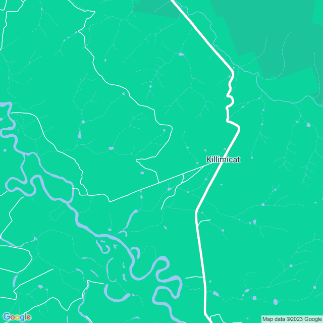 Map showing the location of Bryant Beach in Killimicat, NSW 2720
