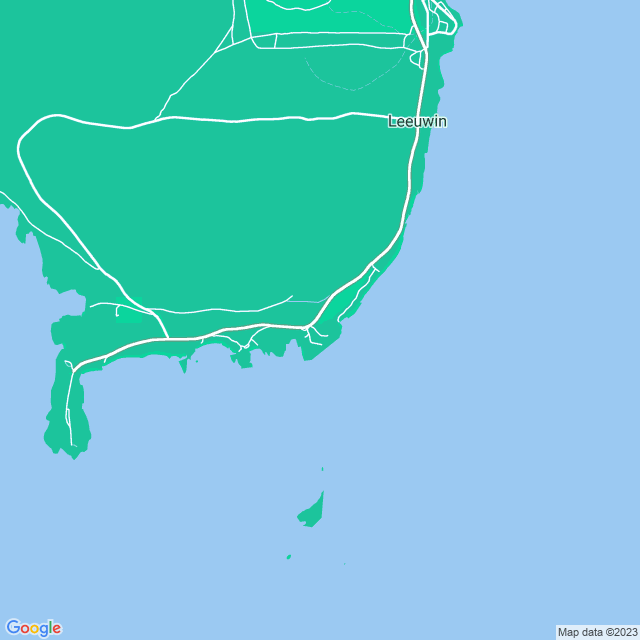 Map showing the location of Car Park in Leeuwin, WA 6290