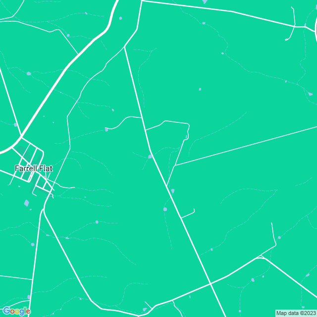 Map showing the location of Farrell Flat Primary School in Farrell Flat, SA 5416