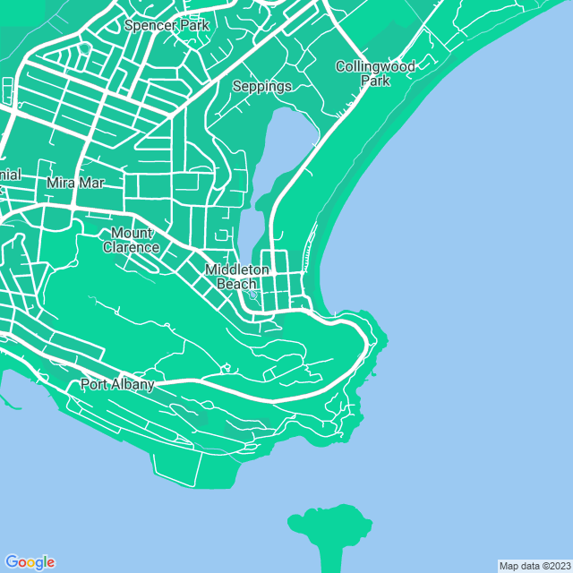 Map showing the location of Find By Postcode in Middleton Beach, WA 6330
