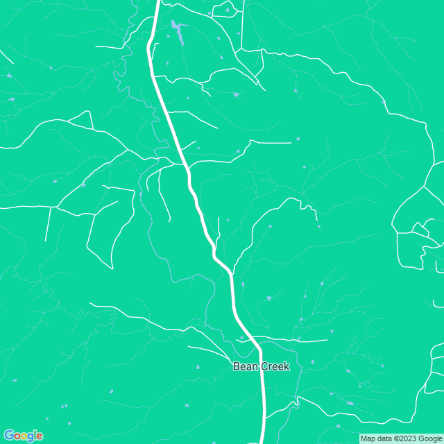 Map showing the location of dam in Bean Creek, NSW 2469
