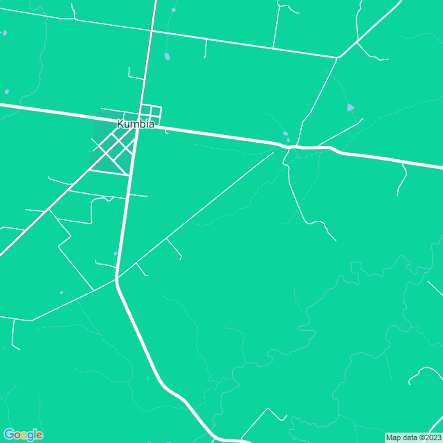 Map showing the location of Racecourse in Kumbia, QLD 4610