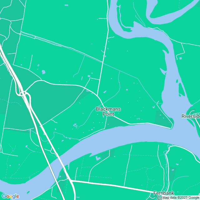 Map showing the location of Cafe Red in Blackmans Point, NSW 2444