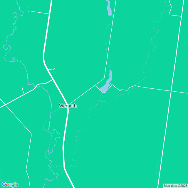 Map showing the location of Southern Zero Till Farming in Werneth, VIC 3352