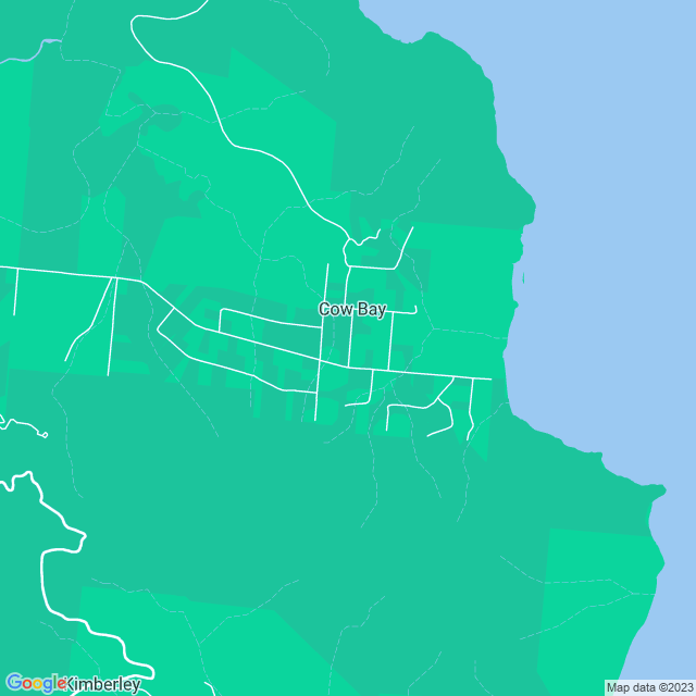 Map showing the location of Epiphyte B & B in Cow Bay, QLD 4873