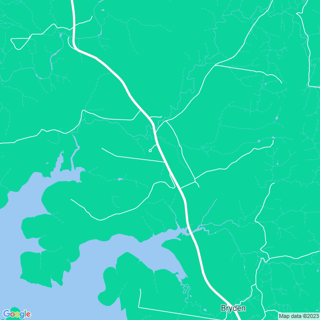 Map showing the location of Stanley River Bridge in Bryden, QLD 4312
