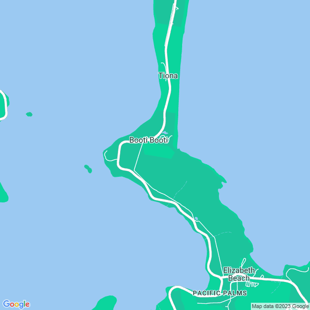 Map showing the location of Sunset Picnic Area in Booti Booti, NSW 2428