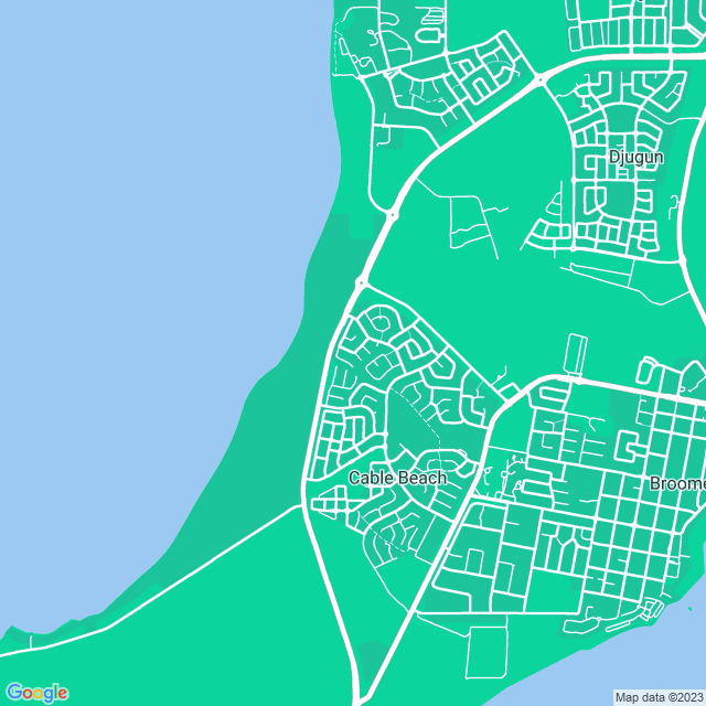 Map showing the location of MudMap Studio in Cable Beach, WA 6726