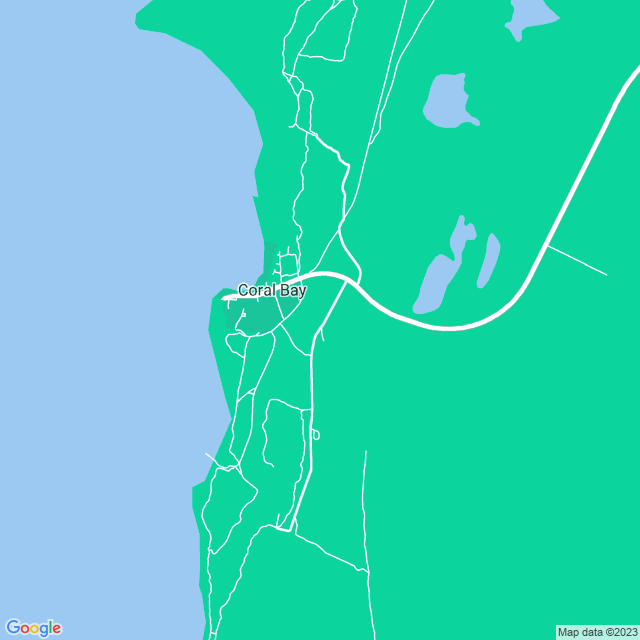 Map showing the location of Off Road Rush in Coral Bay, WA 6701