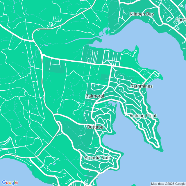 Map showing the location of Powerfulpoints in Balmoral, NSW 2283