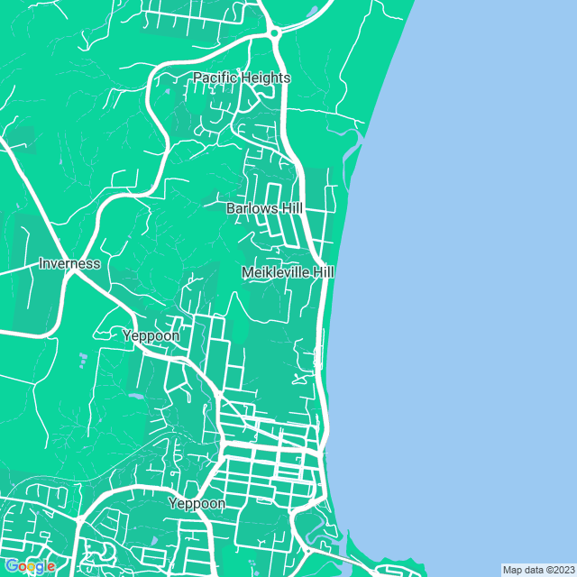 Map showing the location of All Computer Solutions Yeppoon wn in Meikleville Hill, QLD 4703