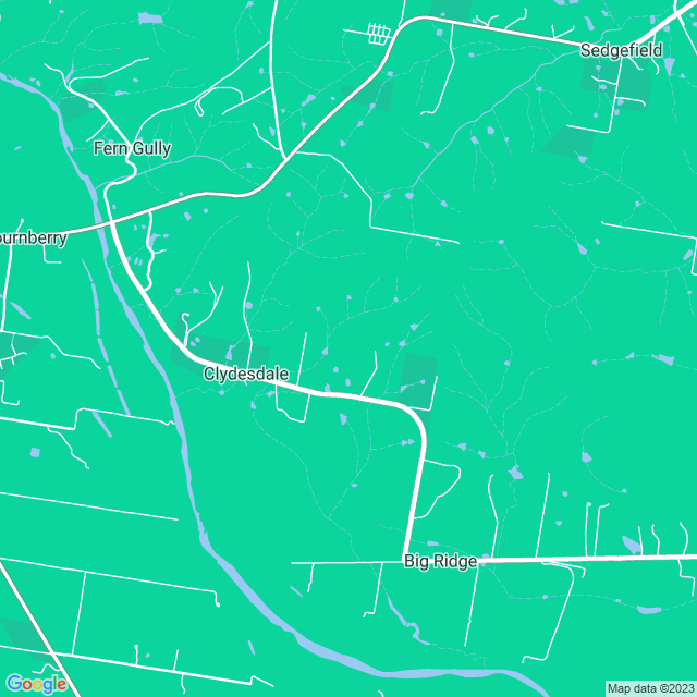 Map showing the location of Chara's Function Restaurant in Clydesdale, NSW 2330