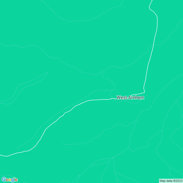 Map showing the location of Marlkawo in West Arnhem, NT 822