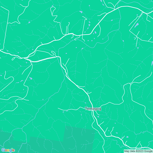 Map showing the location of Temagog Bridge in Temagog, NSW 2440