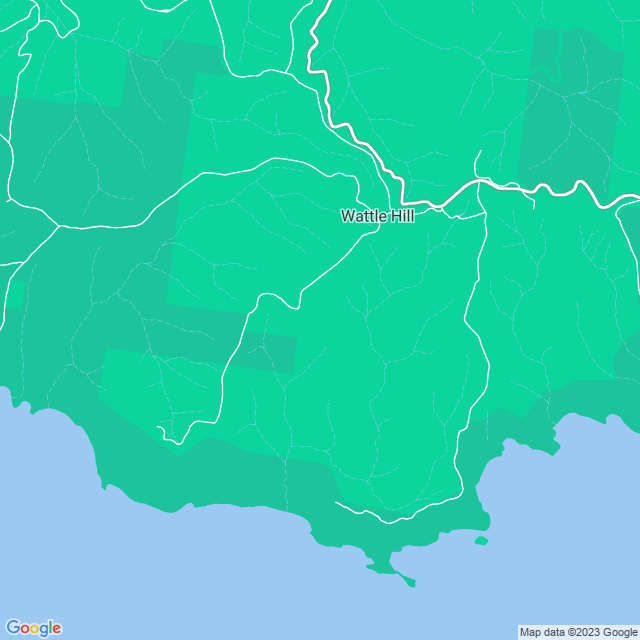Map showing the location of Moonlight Heads in Wattle Hill, VIC 3237