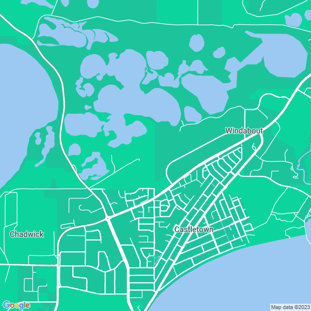 Map showing the location of Tranquil Retreat in Windabout, WA 6450