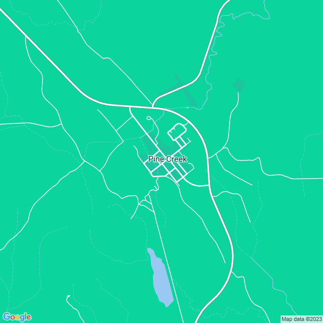 Map showing the location of School in Pine Creek, NT 847