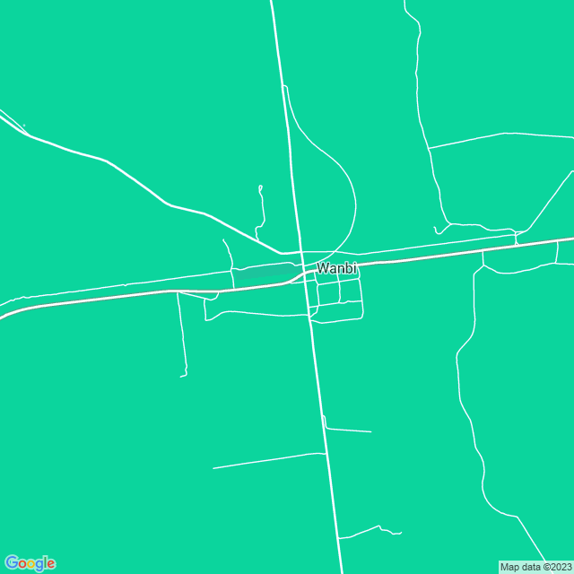 Map showing the location of Wanbi Hotel in Wanbi, SA 5310