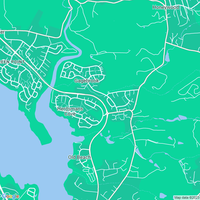 Map showing the location of Pro Sharp in Gagebrook, TAS 7030