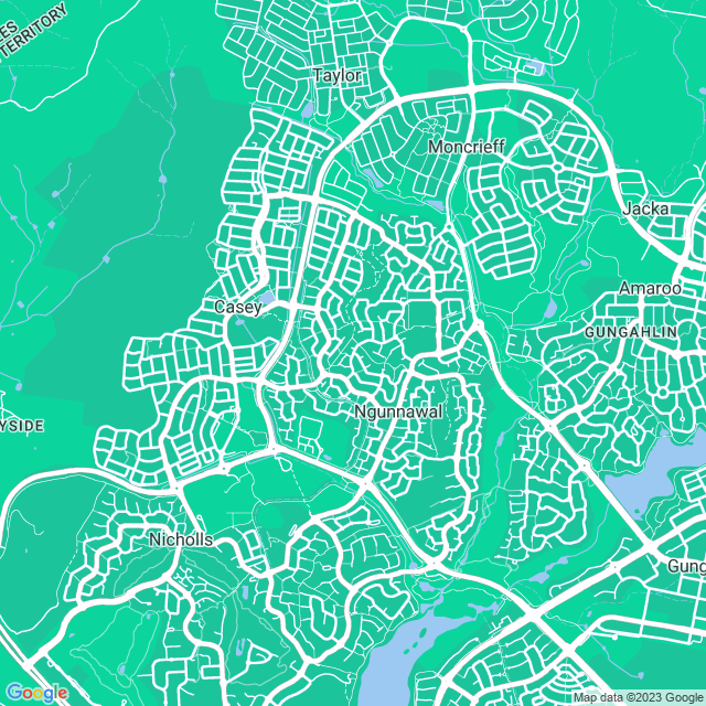 Map showing the location of Partnerships Plus in Taylor, ACT 2913