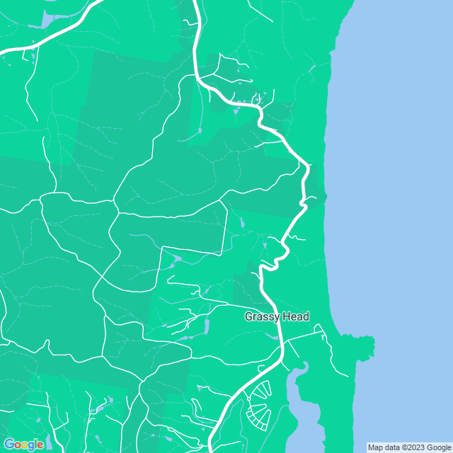 Map showing the location of Get Plastered in Grassy Head, NSW 2441
