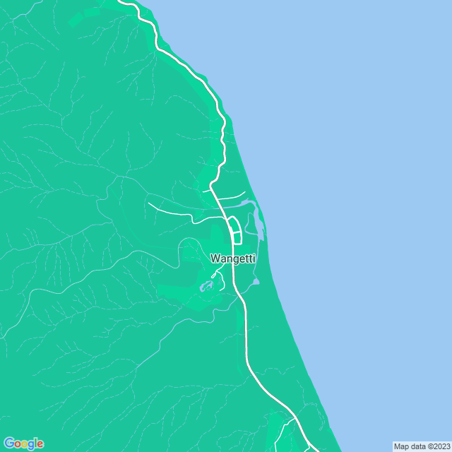 Map showing the location of Wangetti Aboriginal educational facility in Wangetti, QLD 4877