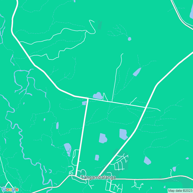 Map showing the location of Sandy Creek Bridge in Tangambalanga, VIC 3691