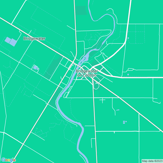 Map showing the location of Vicgrain Limited in Bridgewater, VIC 3516