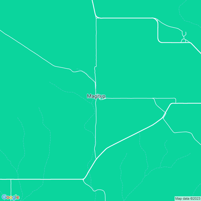 Map showing the location of Gaze David in Magitup, WA 6338