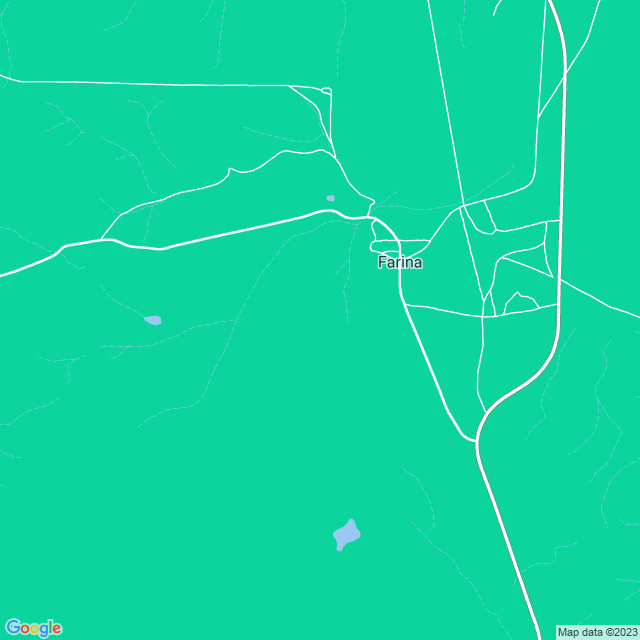 Map showing the location of Farina Bakery in Farina, SA 5733