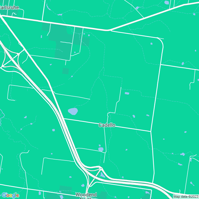 Map showing the location of Change It Up Training in Cadello, VIC 3442
