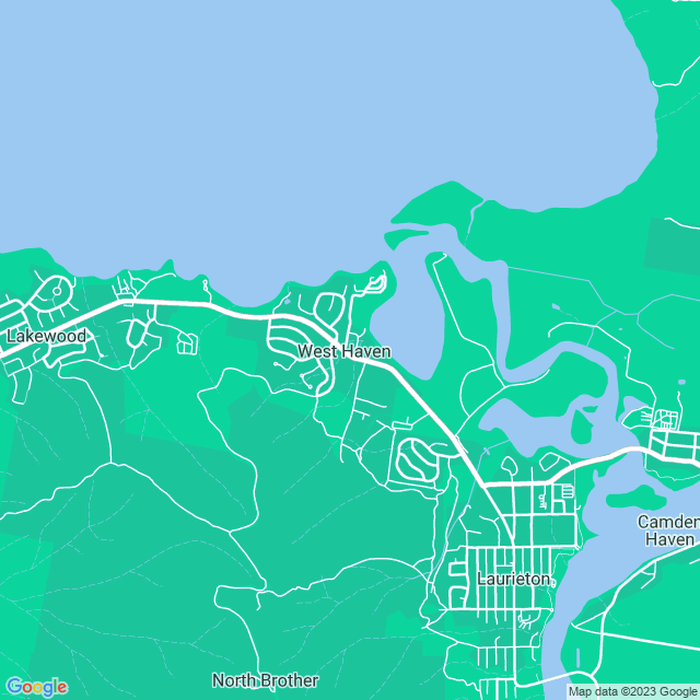 Map showing the location of Back on Tracks in West Haven, NSW 2443