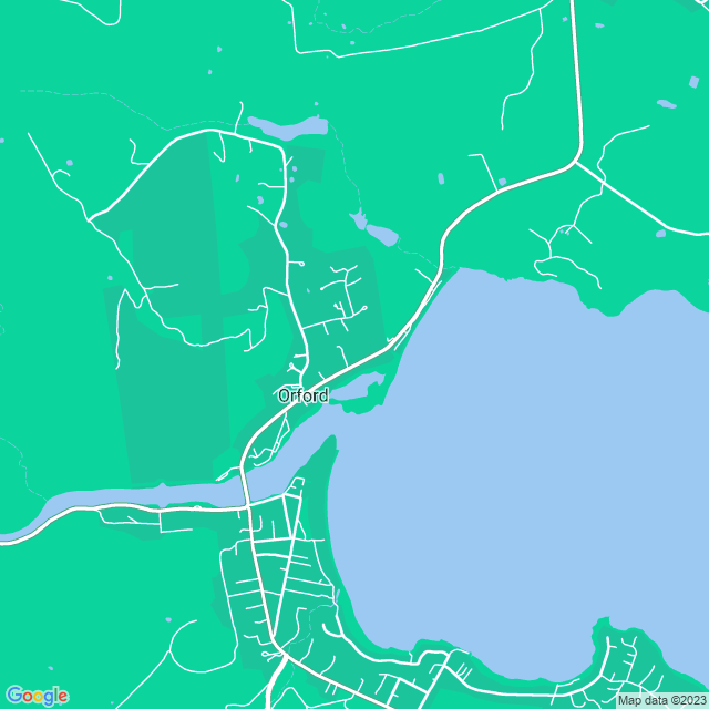 Map showing the location of Return Point in Orford, TAS 7190