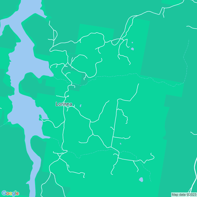 Map showing the location of The Half Between in Lorinna, TAS 7306